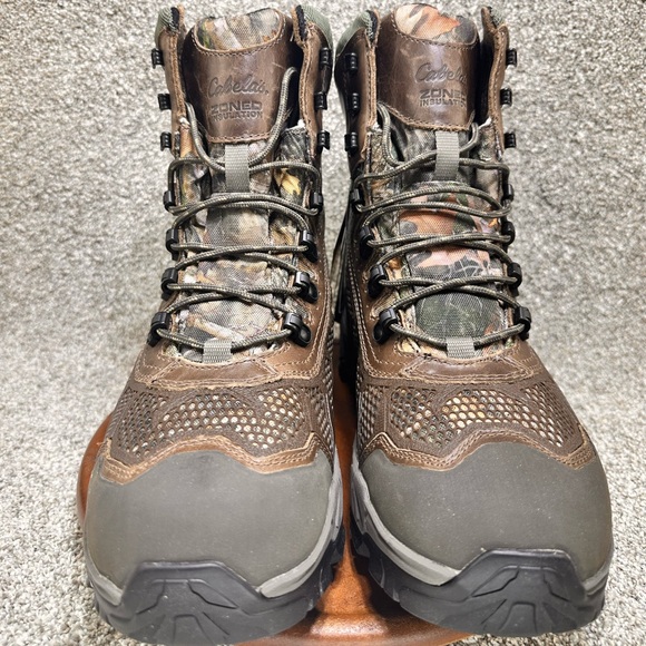 New Cabela’s Treadfast Zoned Insulation - Lace Up Boots in Size 10W in brown (N2 - Picture 1 of 15